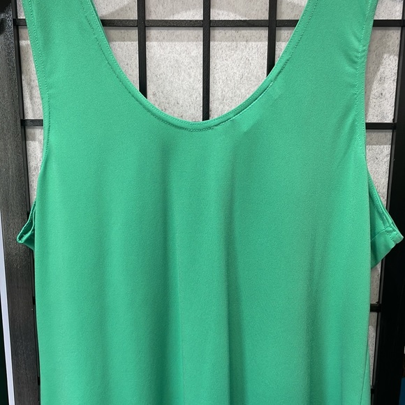 Cydney Mar Bright Green Tank Top, EUC, SZ XL - Picture 4 of 6